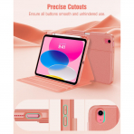 TiMOVO iPad 11.Nesil Standl Klf (11 in)-Apricot Pink