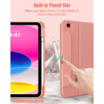 TiMOVO iPad 11.Nesil Standl Klf (11 in)-Apricot Pink