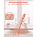 TiMOVO iPad 11.Nesil Standl Klf (11 in)-Apricot Pink