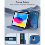 TiMOVO iPad 11.Nesil Standl Klf (11 in)-Blue Starry Sky