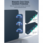 TiMOVO iPad 11.Nesil Standl Klf (11 in)-Navy Blue