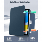 TiMOVO iPad 11.Nesil Standl Klf (11 in)-Navy Blue