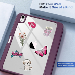 TiMOVO iPad 11.Nesil Koruyucu Klf (11 in)-Deep Purple