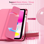 TiMOVO iPad 11.Nesil Koruyucu Klf (11 in)-Watermelon Pink