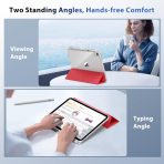 TiMOVO iPad 11.Nesil Koruyucu Klf (11 in)-Red