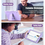 TiMOVO iPad 9/8/7.Nesil Uyumlu Klf(10.2 in)-Purple