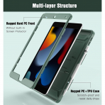 TiMOVO iPad 9/8/7.Nesil Uyumlu Klf(10.2 in)-Midnight Green