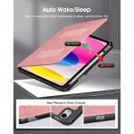 TiMOVO Apple iPad A16 Cover Klf (11 in)-Pink