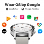 Ticwatch C2 Wear OS Akll Saat-Platinum