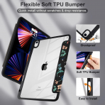 Batianda Apple iPad Air M2 Klf (11 in)-Floral