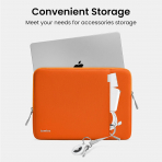 Tomtoc 360 MacBook Pro/Air M4 Laptop antas (13 in)-Orange