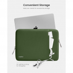 Tomtoc 360 MacBook Pro/Air M4 Laptop antas (13 in)-Green
