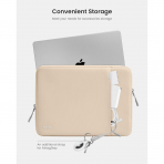 Tomtoc 360 MacBook Pro/Air M4 Laptop antas (15 in)-Natural Sand