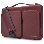 Tomtoc Laptop Omuz antas (13/13.3 in)-Burgundy