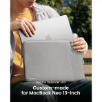 Tomtoc Defender A13 MacBook Neo Laptop �antas� (13 in�)-Gray