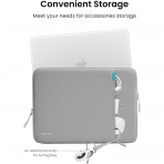 Tomtoc Defender A13 MacBook Neo Laptop �antas� (13 in�)-Gray