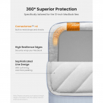Tomtoc Defender A13 MacBook Neo Laptop �antas� (13 in�)-Light Blue