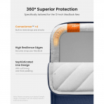 Tomtoc Defender A13 MacBook Neo Laptop �antas� (13 in�)-Navy Blue