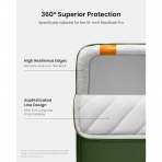 Tomtoc Defender A13 Laptop �antas� (16 in�)-Green