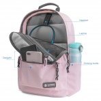 Tomtoc Laptop Srt antas (14 in)-Pink