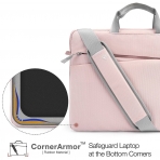 Tomtoc Laptop El/Omuz antas (13-13.5 in)-Pink