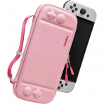 Tomtoc Slim Nintendo Switch/OLED Uyumlu Koruyucu Tama antas -Pink Puff