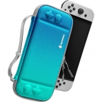 Tomtoc Slim Nintendo Switch/OLED Uyumlu Koruyucu Tama antas -Ocean Blue