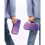 Tomtoc Slim Nintendo Switch/OLED Uyumlu Koruyucu Tama antas -Iris Purple