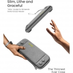 Tomtoc Slim Nintendo Switch/OLED Uyumlu Koruyucu Tama antas -Gray