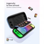 Tomtoc Slim Nintendo Switch/OLED Uyumlu Koruyucu Tama antas -Galaxy
