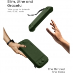 Tomtoc Slim Nintendo Switch/OLED Uyumlu Koruyucu Tama antas -Forest Green