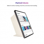 Tomtoc Smart Folio iPad Pro Manyetik Klf (12.9 in)-White