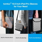 Tomtoc iPad Pro anta (10.5 in)-Gray