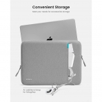 Tomtoc 360 MacBook Pro/Air M4 Laptop antas (13 in)-Gray