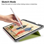 Tomtoc iPad Pro Kalem Blmeli Klf (12.9 in)-Avocado
