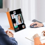 Tomtoc iPad Pro Kalem Blmeli Klf (12.9 in)-Orange