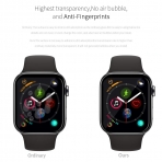 TopACE Apple Watch Series 4 Cam Ekran Koruyucu (40mm) (Siyah)