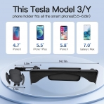 Topfit Tesla Model Uyumlu Monitr ve Telefon Tutucu 
