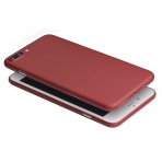 Totallee iPhone 8 Plus nce Klf- Burgundy Red