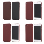 Totallee iPhone 8 nce Klf-Burgundy Red