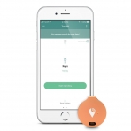 TrackR Bravo (iPhone, Android Uyumlu, Kayp Eya ve Evcil Hayvan Bulucu)-Rose Gold