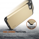 Trianium Apple iPhone SE Protak Serisi Klf-Champagne Gold  