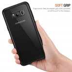 Trianium Galaxy S8 Plus Clarium Serisi effaf Klf-Clear Black