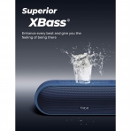 Tribit MaxSound Plus Portatif Bluetooth Hoparlr-Blue