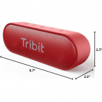 Tribit XSound Go Portatif Bluetooth Hoparlr-Red