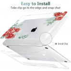 Tuiklol MacBook Pro Sert Kabuk Klf (16 in)-Luxury Flower 
