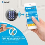 TurboLock TL-99 Bluetooth Ak�ll� Kilit-Chrome