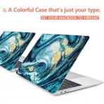 TwoL MacBook Air Dizst Klf Seti (13 in)-Abstract Ocean