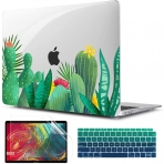 TwoL MacBook Air Dizst Klf Seti (13 in)-Cartoon Cactus