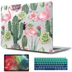 TwoL MacBook Air Dizst Klf Seti (13 in)- Cute Flamingo